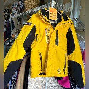 Women's Ralph Lauren RLX Recco Avalanche Rescue Reflector Ski Jacket Small